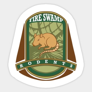 Princess Bride Fire Swamp Rodents Sticker